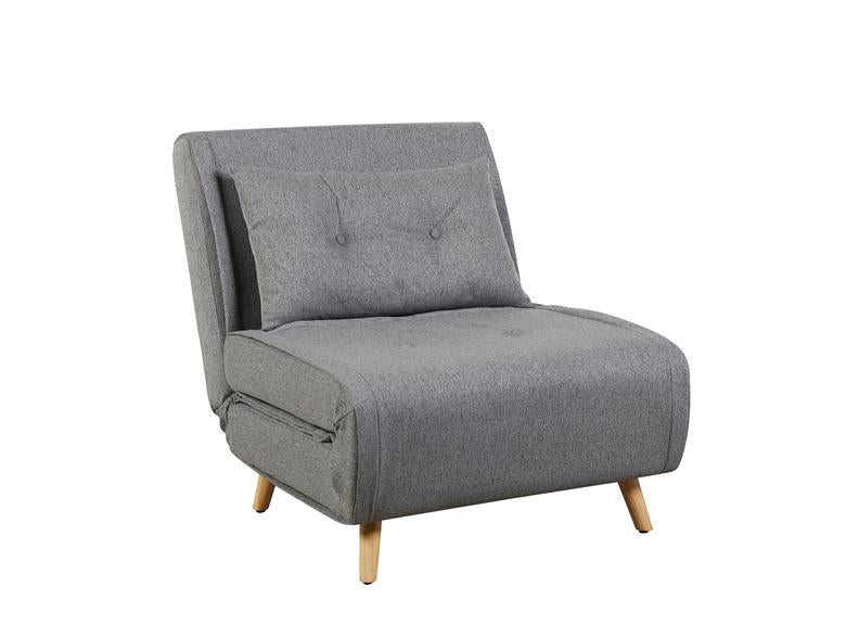 Freya Grey Sofa Bed - closed