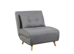 Freya Grey Sofa Bed - closed
