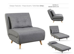 Freya Grey Sofa Bed - room - c/o