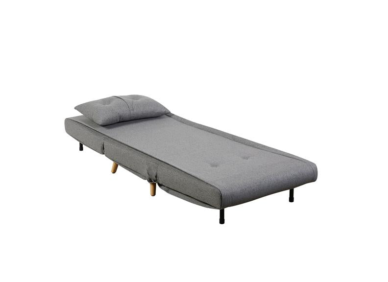 Freya Grey Sofa Bed - open