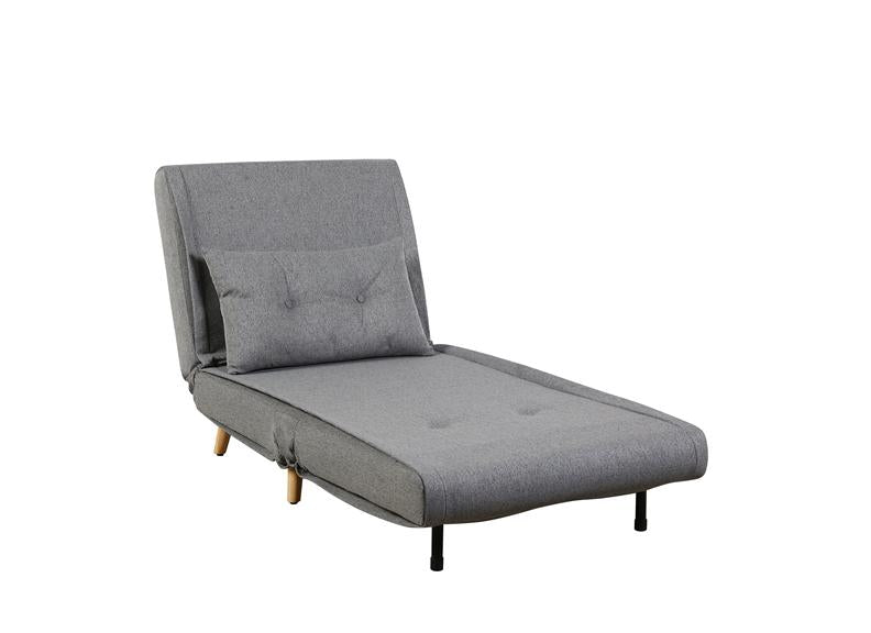 Freya Grey Sofa Bed - room - half-open