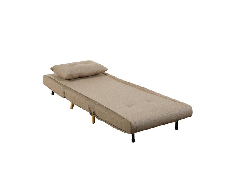 Freya Wheat Sofa Bed - open