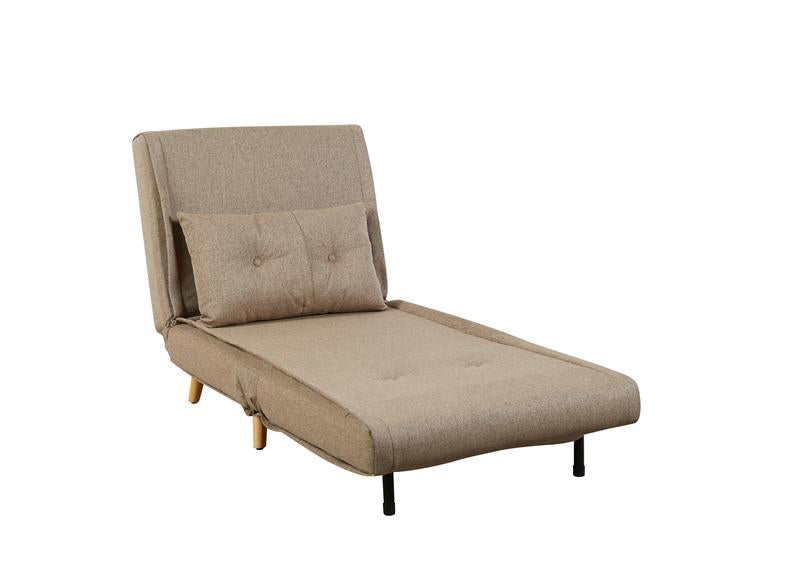 Freya Wheat Sofa Bed - open - 2