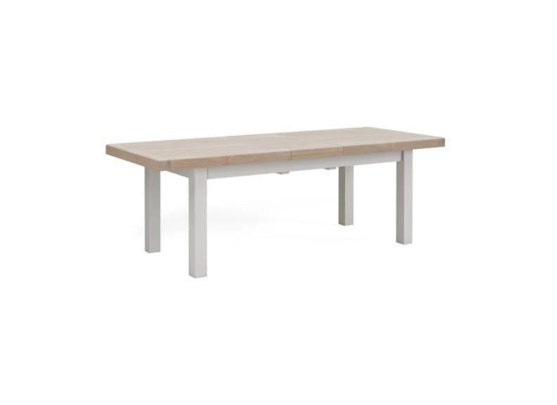 Salcombe Grey Dining Tables with Oak-Effect Tops – Elegant, Modern & Built to Last
