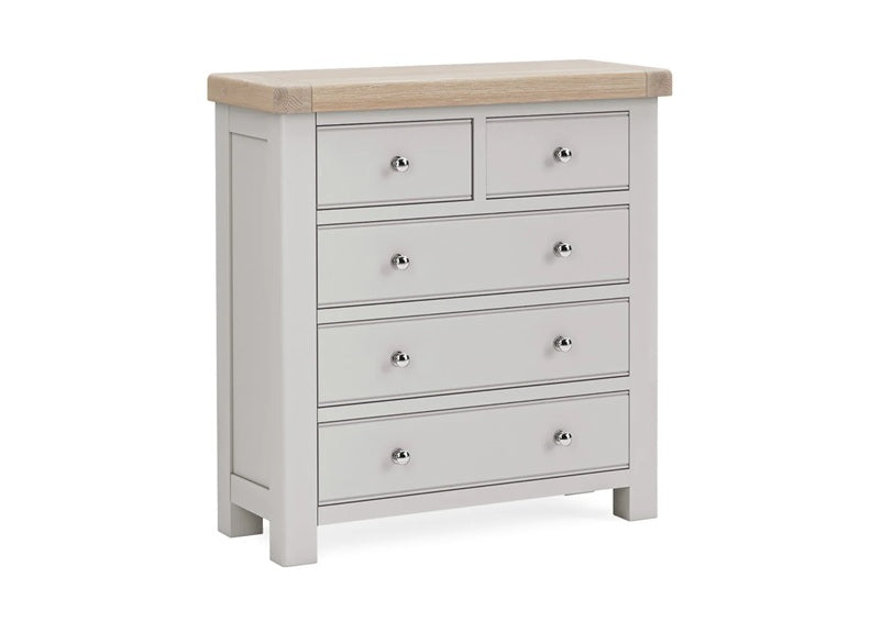 Salcombe Grey 2+3 Chest - Elegant, Modern & Built to Last