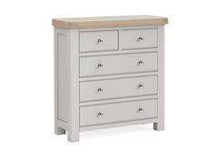 Salcombe Grey 2+3 Chest - Elegant, Modern & Built to Last