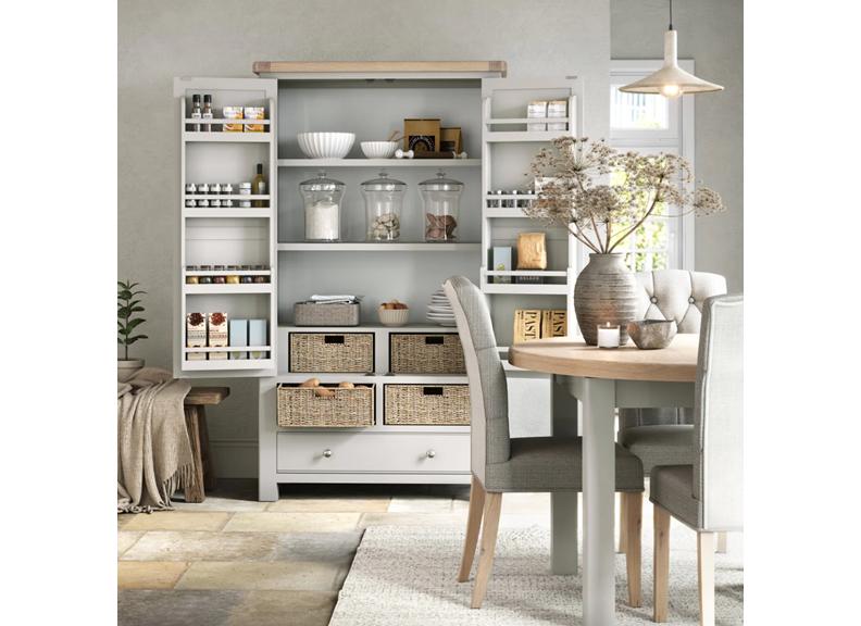 Salcombe Grey Larder Unit – Elegant, Modern & Built to Last