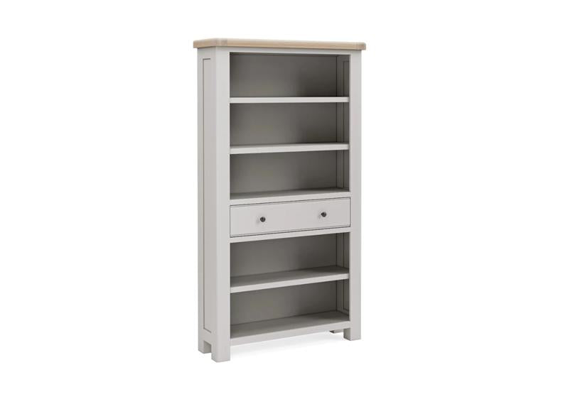 Salcombe Grey Large Bookcase - 1