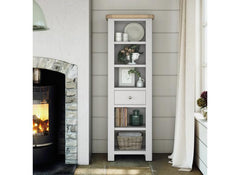 Salcombe Slim Bookcase - room
