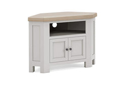 Salcombe Grey Corner TV Stand