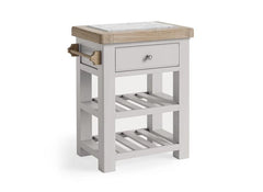 Salcombe Grey Small Kitchen Island - 1