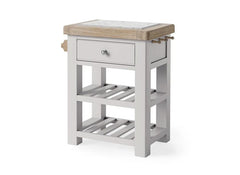 Salcombe Grey Small Kitchen Island - 2