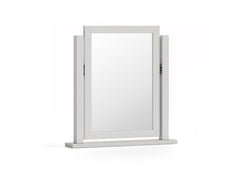 Burgundy Vanity Mirror – Cool Grey Lacquered Dressing Table Mirror