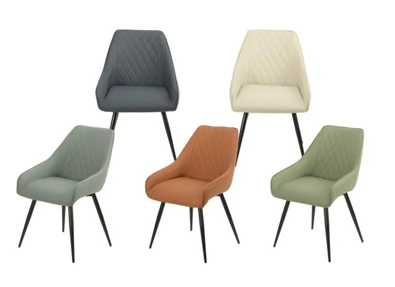 Zara Dining Table With Gabriel PU Dining Chairs