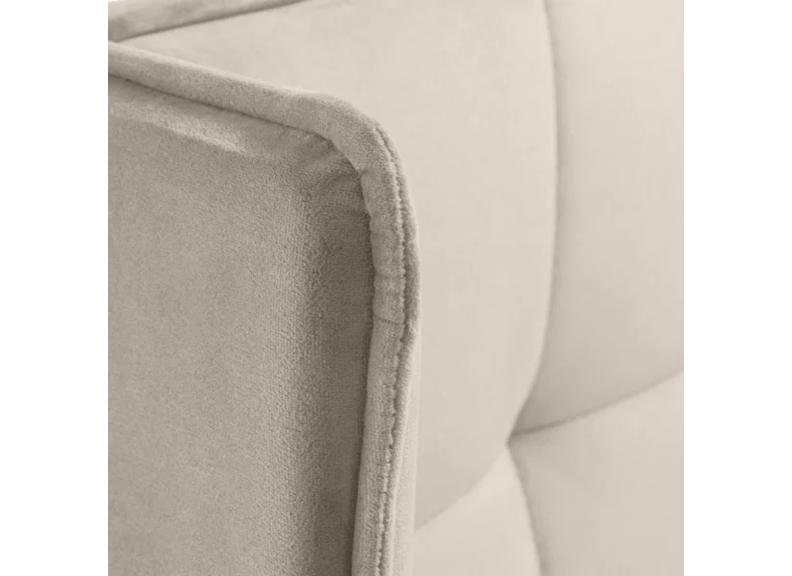 Gatsby Cream Velvet Storage Bed
