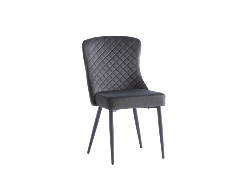 Hadley Graphite Velvet Chair