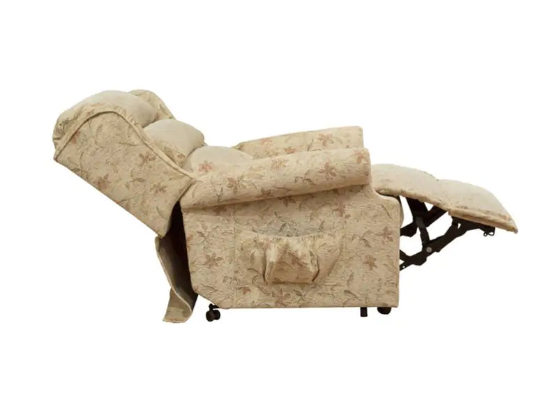 Hampton Anna Beige Fabric Armchair - recline