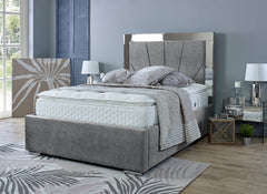 Horizon Naples Fabric Bed - grey