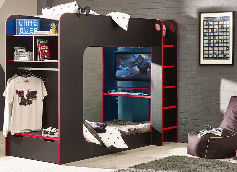 Impact Black Gaming Bunk Room - 1