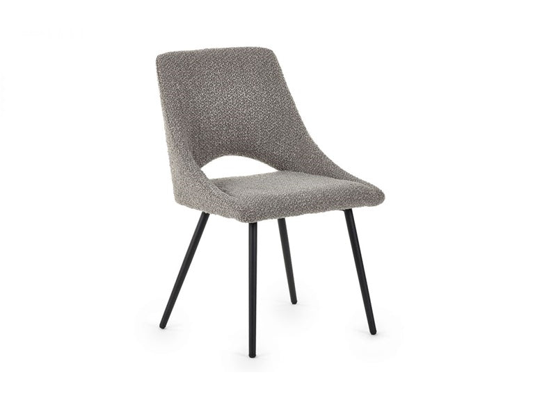 Iris Grey Boucle Chair - 1