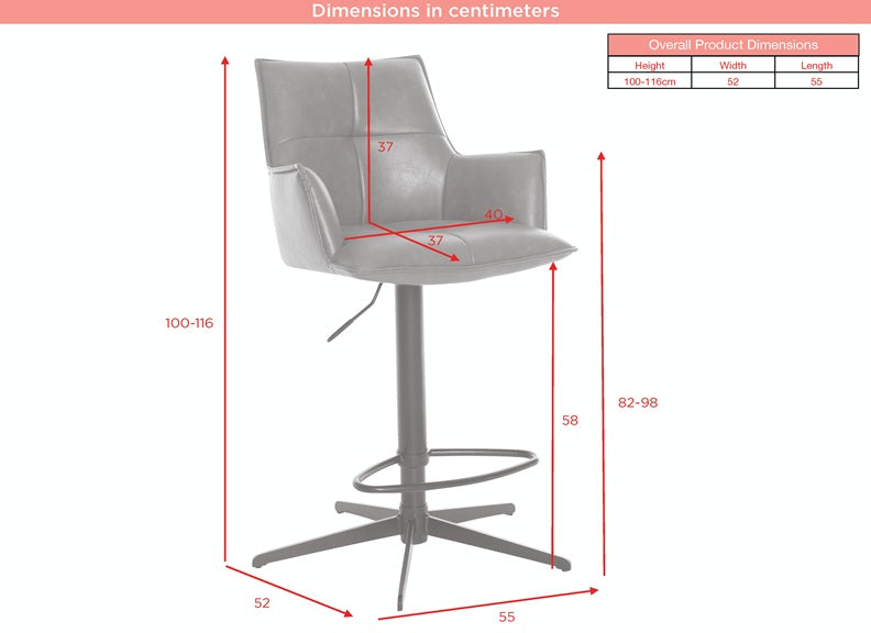 Jacob Stool - dims