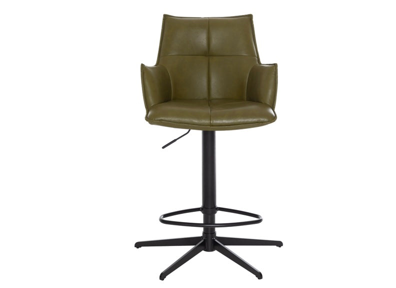 Jacob PU Green Stool