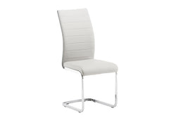 Jasper Light Grey/Grey PU Chair