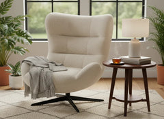 Jazz Occasional Chair – Terra Cotta, Winter Moss or Linen Fabric Accent Armchair