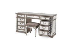 Jessica Mirrored Dressing Table W/Extras