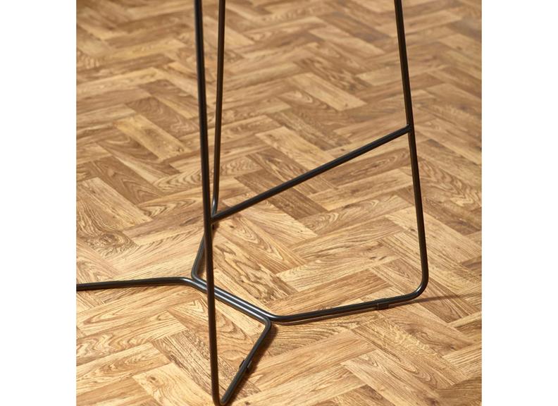 Joren Faux Leather Stool - base