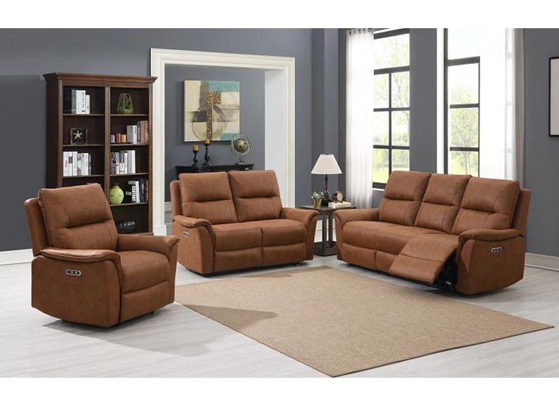 Kansas Tan Fabric Sofas