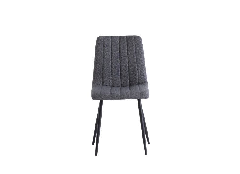 Lara Grey Chair - front