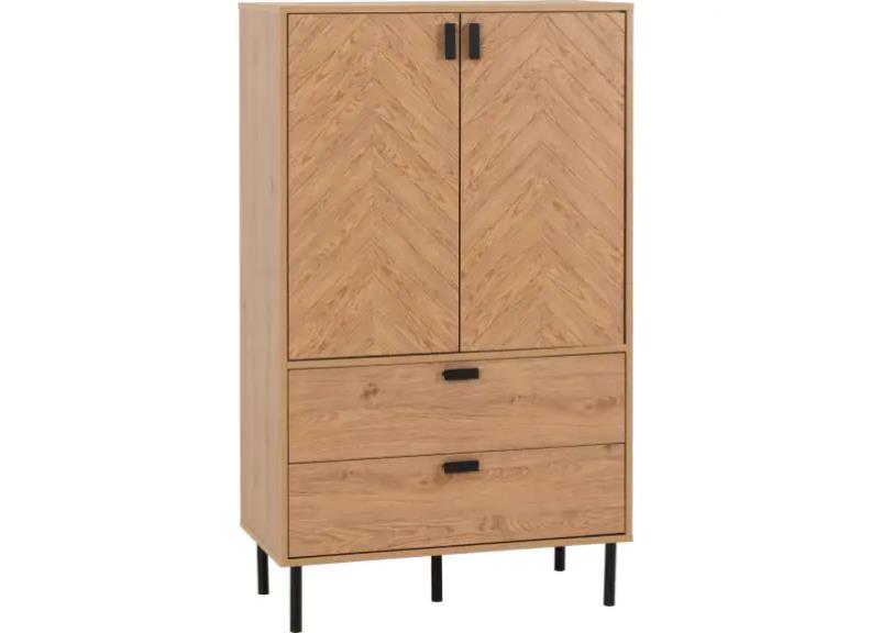 Leon Oak Cabinet - 1