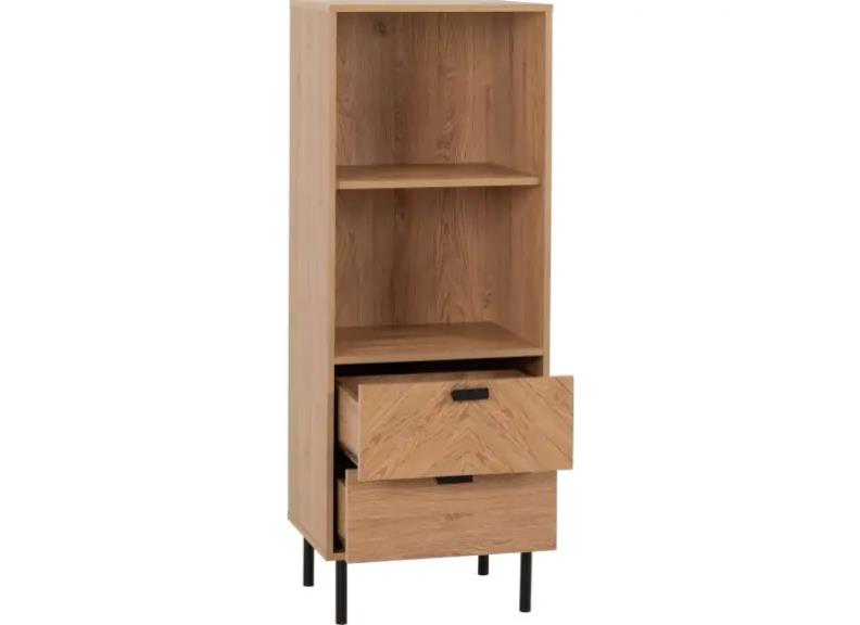 Leon Two Drawer Cabinet - open