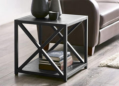 Lima Black Ash Lamp Table