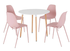 Lindon Pink Dining Set