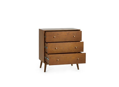 Lowry Three Drawer Chest - open