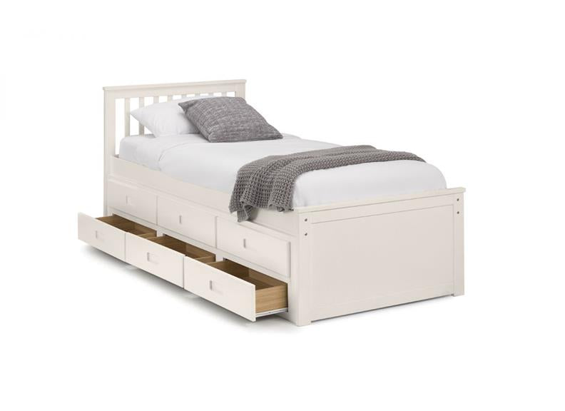 Maisie Off-White Bed - 1