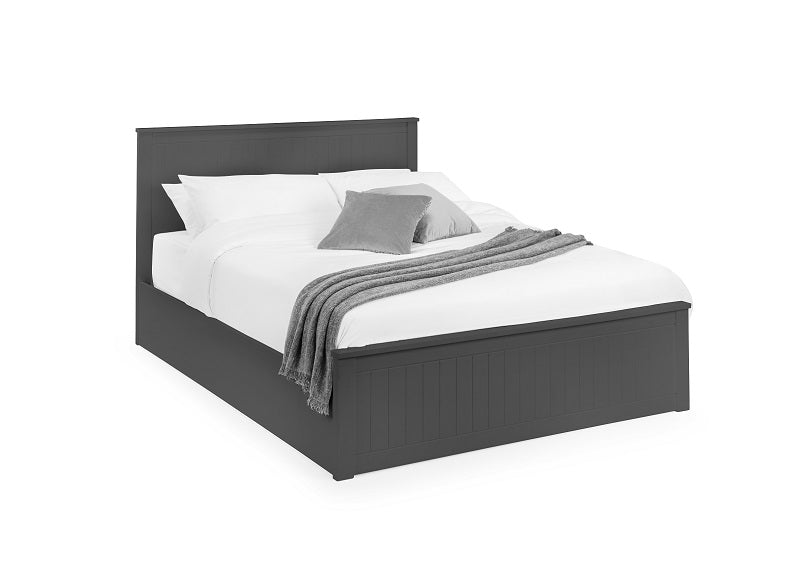Maine Anthracite Ottoman Bed - closed