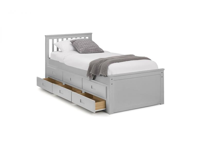 Maisie Dove Grey Bed - 1