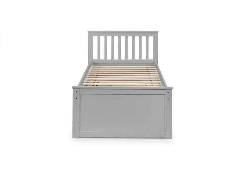 Maisie Dove Grey Bed - base