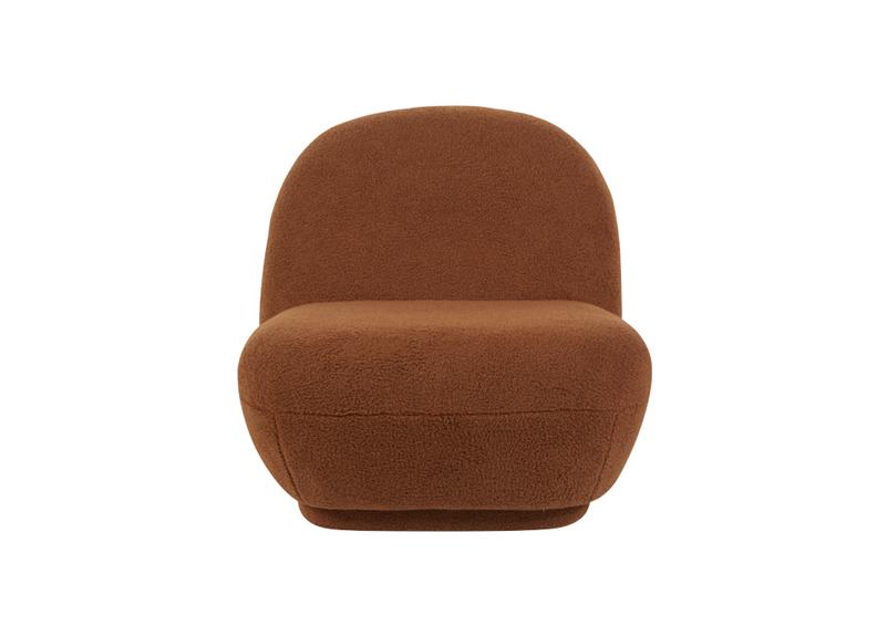 Maisie Rust Accent Chair - front