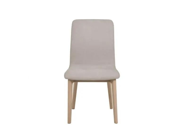 Marlow Natural Fabric Chair - front