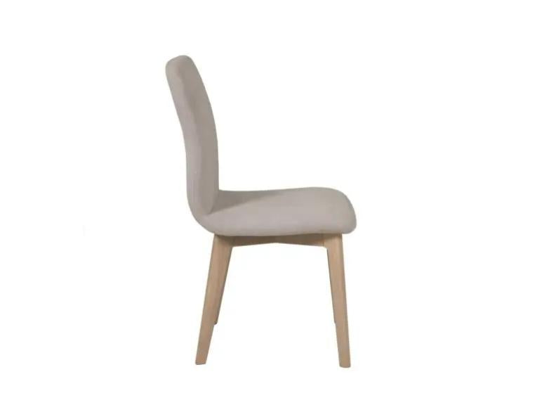 Marlow Natural Fabric Chair - side