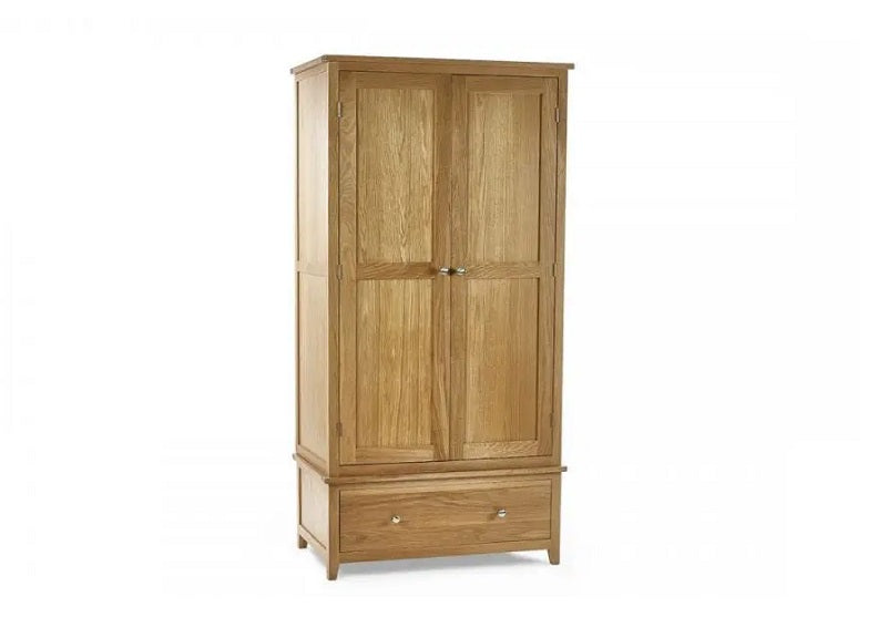 Mallory Oak Combination Wardrobe - 1