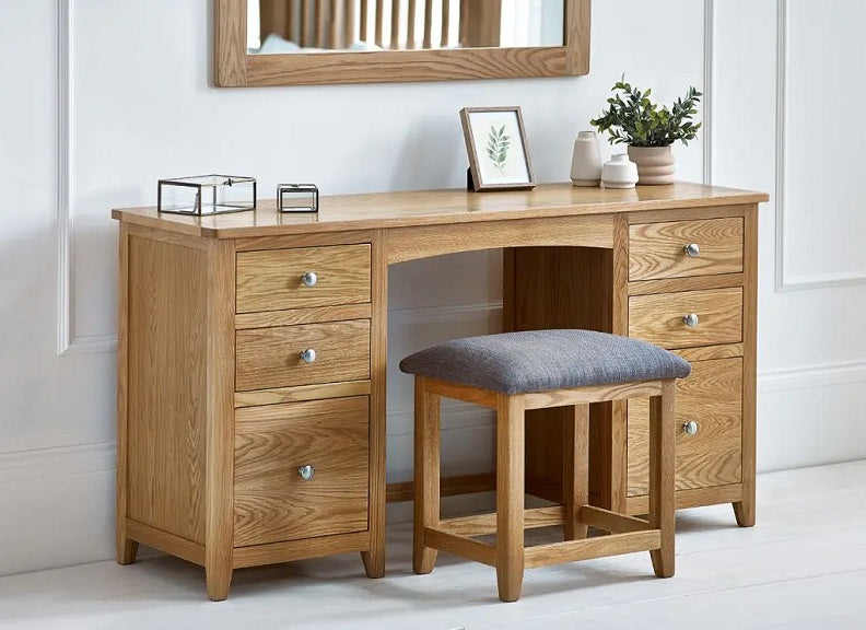 Mallory Twin Pedestal Dressing Table - room