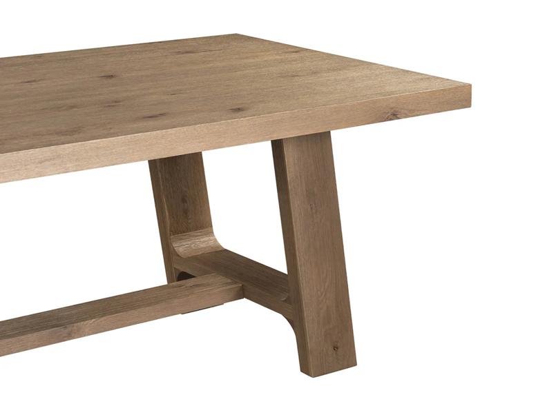 Massimo Oak Narrow Coffee Table – Cashew Brown Finish | Modern Solid Oak Occasional Table (Pre-Order Only)