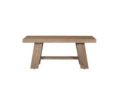 Massimo Oak Narrow Coffee Table – Cashew Brown Finish | Modern Solid Oak Occasional Table (Pre-Order Only)