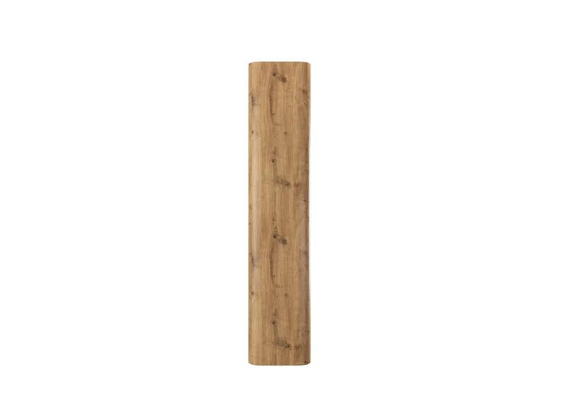 Massimo Oak Tall Cabinet – Cashew Brown Finish | Modern Solid Oak Occasional Cabinet