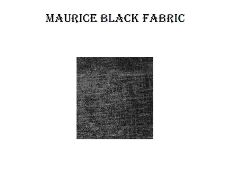 Maurice Black Fabric